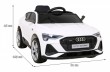 Audi E-Tron Sportback dla dzieci Biały + Pilot + Napęd 4x4 + Wolny Start + Radio MP3 + LED-2 6831 