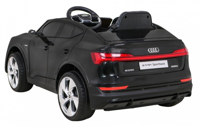Audi E-Tron Sportback dla dzieci Czarny + Pilot + Napęd 4x4 + Wolny Start + Radio MP3 + LED-5 6832 