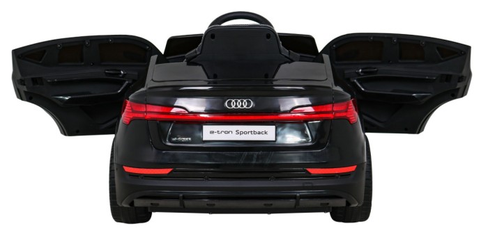 Audi E-Tron Sportback dla dzieci Czarny + Pilot + Napęd 4x4 + Wolny Start + Radio MP3 + LED-6 6832 