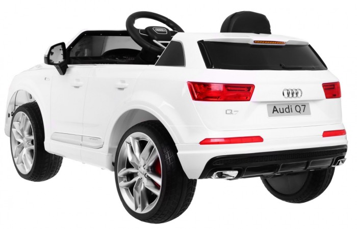 Audi Q7 Quattro S-Line SUV na akumulator Biały + Pilot + Radio MP3 LED-4 6835 
