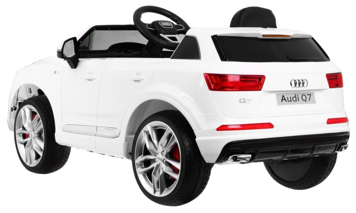 Audi Q7 Quattro S-Line SUV na akumulator Biały + Pilot + Radio MP3 LED-5 6835 