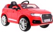 Audi Q7 Quattro S-Line na akumulator Czerwony + Pilot + Wolny Start + EVA + Radio MP3 LED-3 6837 