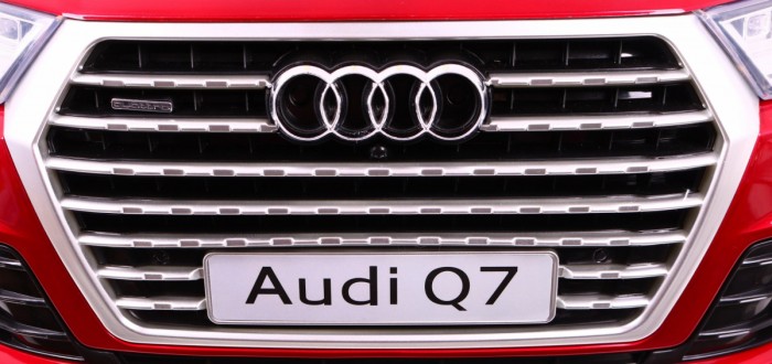 Audi Q7 Quattro S-Line na akumulator Czerwony + Pilot + Wolny Start + EVA + Radio MP3 LED-6 6837 