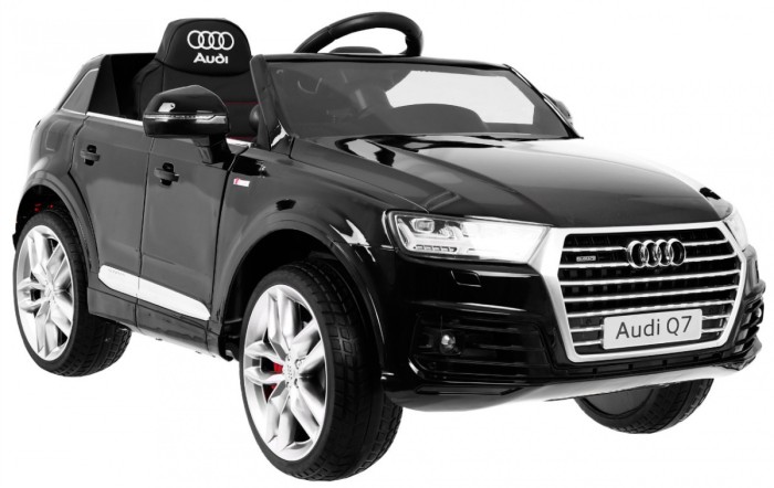 Audi Q7 Quattro S-Line na akumulator Lakier Czarny + Pilot + Wolny Start + EVA + Radio MP3-3 6839 
