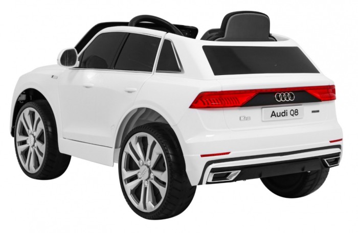 Audi Q8 Lift na akumulator dla dzieci Biały + Pilot + EVA + Wolny Start + MP3 USB + LED-5 6844 