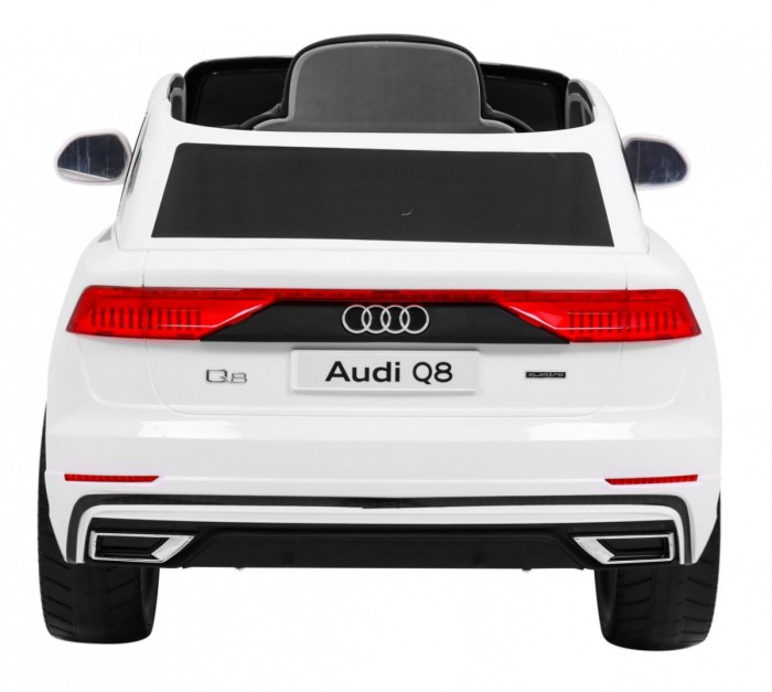 Audi Q8 Lift na akumulator dla dzieci Biały + Pilot + EVA + Wolny Start + MP3 USB + LED-6 6844 