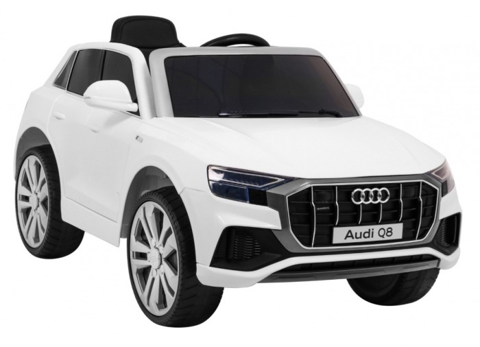 Audi Q8 Lift na akumulator dla dzieci Biały + Pilot + EVA + Wolny Start + MP3 USB + LED-10 6844 