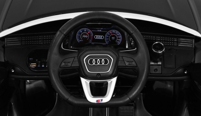 Audi Q8 Lift na akumulator dla dzieci Czarny + Pilot + EVA + Wolny Start + MP3 USB + LED-7 6845 