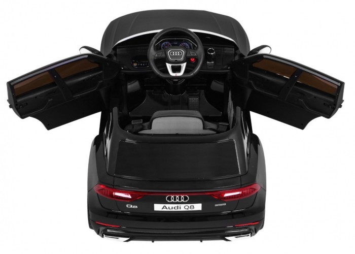 Audi Q8 Lift na akumulator dla dzieci Czarny + Pilot + EVA + Wolny Start + MP3 USB + LED-8 6845 