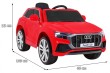 Audi Q8 Lift na akumulator dla dzieci Czerwony SUV + Pilot-2 6846 