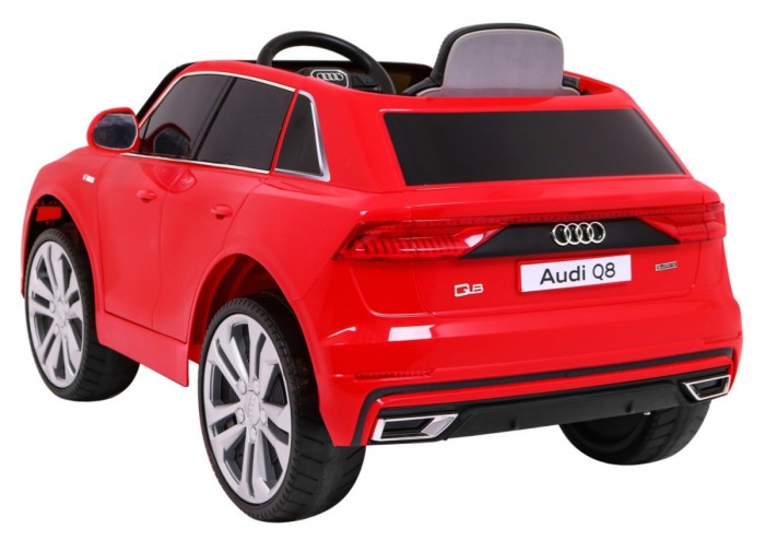 Audi Q8 Lift na akumulator dla dzieci Czerwony SUV + Pilot-5 6846 