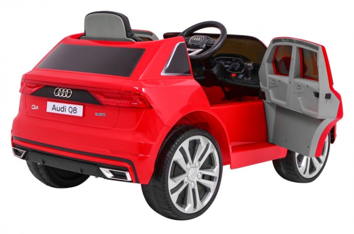 Audi Q8 Lift na akumulator dla dzieci Czerwony SUV + Pilot-8 6846 