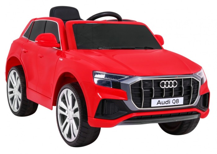 Audi Q8 Lift na akumulator dla dzieci Czerwony SUV + Pilot-11 6846 