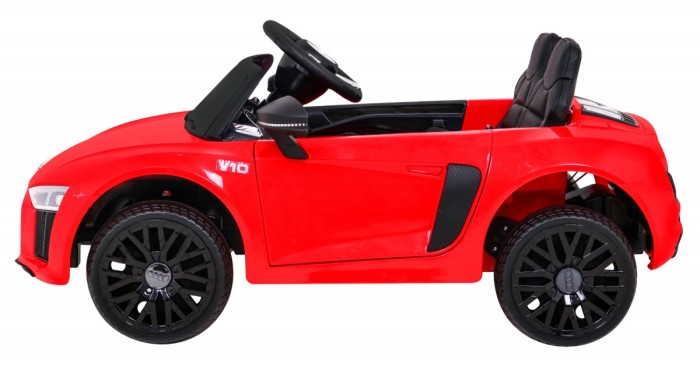 Audi R8 na akumulator dla dzieci Czerwony + Pilot + EVA + Wolny Start + MP3 LED-4 6855 