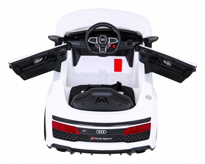 Audi R8 LIFT Samochodzik na akumulator Biały + Pilot-7 6856 