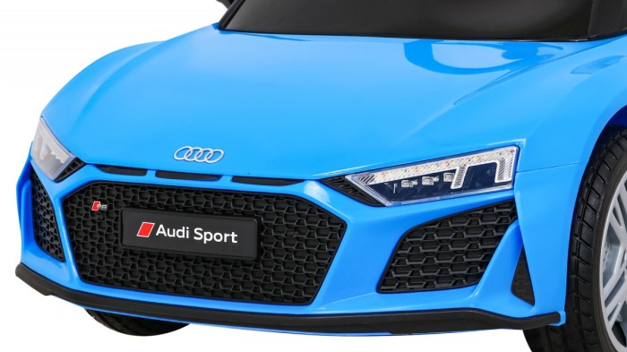 Audi R8 LIFT Samochodzik na akumulator Niebieski + Pilot + Koła EVA + MP3 + LED-11 6859 