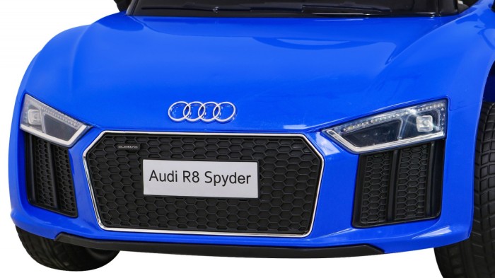 Audi R8 na akumulator dla dzieci Niebieski + Pilot + EVA + Wolny Start + MP3 LED-12 6860 