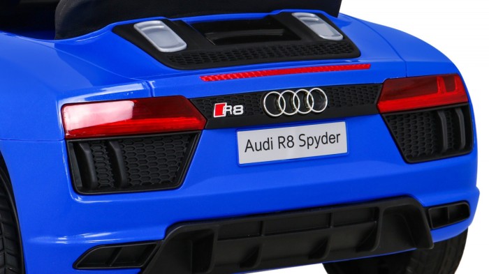 Audi R8 na akumulator dla dzieci Niebieski + Pilot + EVA + Wolny Start + MP3 LED-13 6860 
