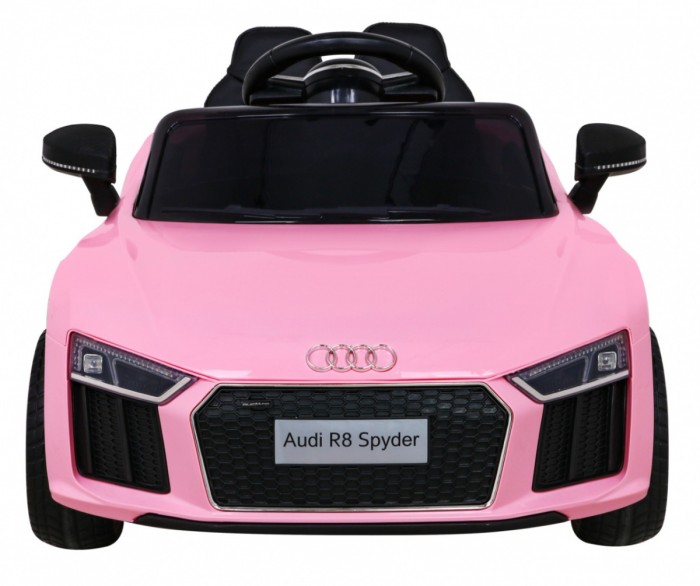 Audi R8 na akumulator dla dzieci Różowy + Pilot + EVA + Wolny Start + MP3 LED-3 6861 