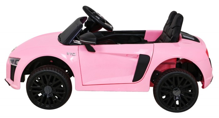 Audi R8 na akumulator dla dzieci Różowy + Pilot + EVA + Wolny Start + MP3 LED-4 6861 