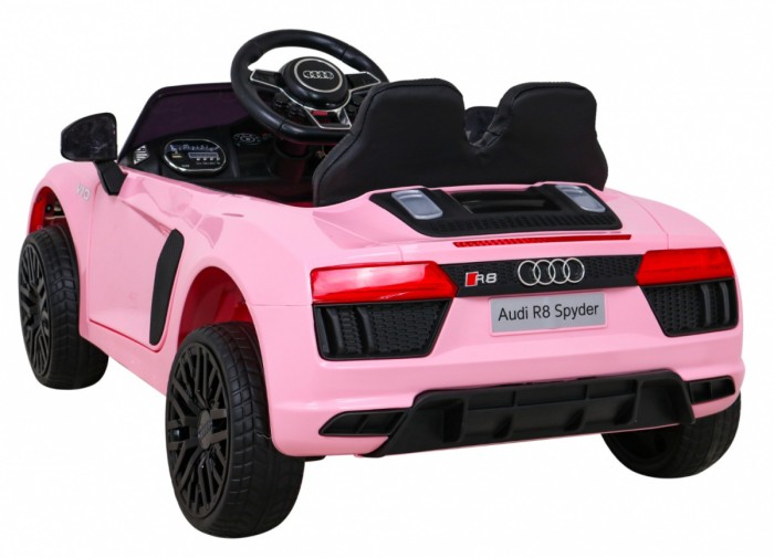Audi R8 na akumulator dla dzieci Różowy + Pilot + EVA + Wolny Start + MP3 LED-5 6861 