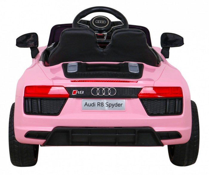 Audi R8 na akumulator dla dzieci Różowy + Pilot + EVA + Wolny Start + MP3 LED-6 6861 