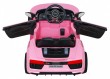 Audi R8 na akumulator dla dzieci Różowy + Pilot + EVA + Wolny Start + MP3 LED-7 6861 