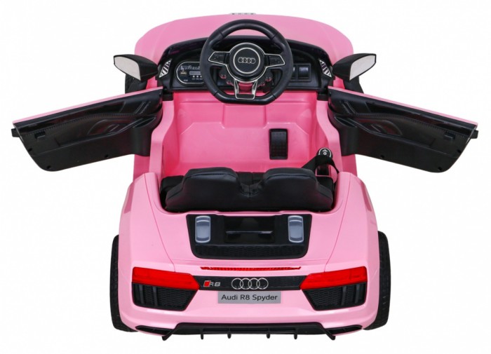 Audi R8 na akumulator dla dzieci Różowy + Pilot + EVA + Wolny Start + MP3 LED-7 6861 