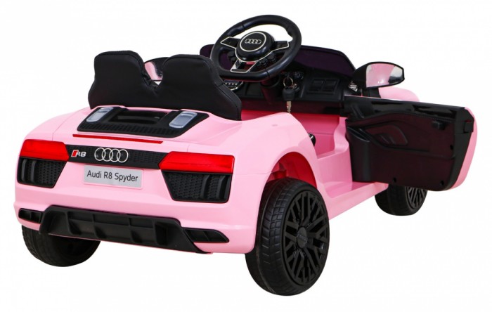 Audi R8 na akumulator dla dzieci Różowy + Pilot + EVA + Wolny Start + MP3 LED-8 6861 