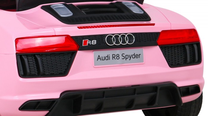 Audi R8 na akumulator dla dzieci Różowy + Pilot + EVA + Wolny Start + MP3 LED-11 6861 