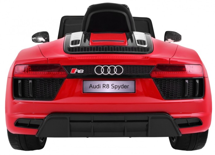 Audi R8 Spyder na akumulator Czerwony + Pilot + EVA + Wolny Start + Radio MP3 + LED-3 6864 