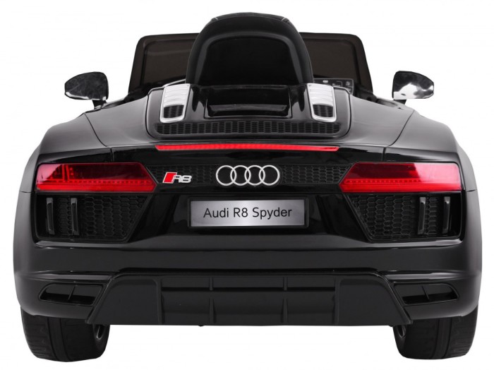 Audi R8 Spyder na akumulator Lakier Czarny + Pilot + EVA + Wolny Start + Radio MP3 + LED-3 6865 