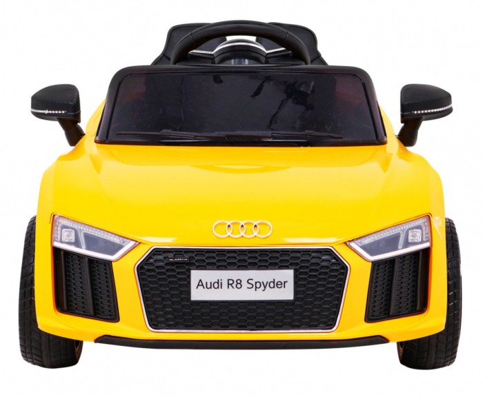 Audi R8 na akumulator dla dzieci Żółty + Pilot-3 6869 