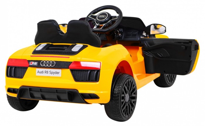 Audi R8 na akumulator dla dzieci Żółty + Pilot-8 6869 