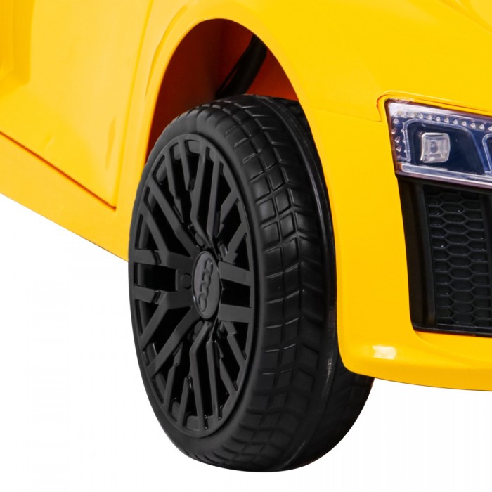 Audi R8 na akumulator dla dzieci Żółty + Pilot-12 6869 