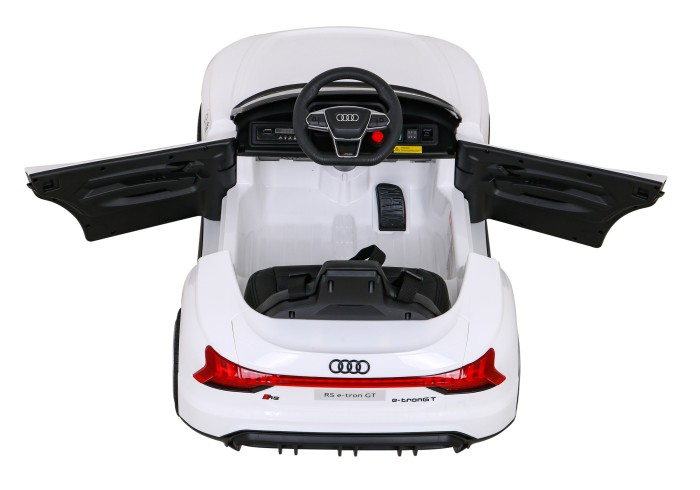 Audi RS E-Tron GT na akumulator Biały + Pilot + Napęd 4x4 + Radio MP3 + LED + EVA-7 6870 