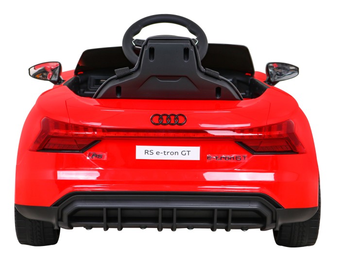 Audi RS E-Tron GT na akumulator Czerwony + Pilot + Napęd 4x4 + Radio MP3 + LED + EVA-7 6872 