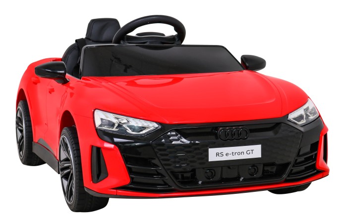 Audi RS E-Tron GT na akumulator Czerwony + Pilot + Napęd 4x4 + Radio MP3 + LED + EVA-11 6872 