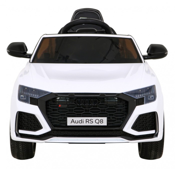 Audi RS Q8 Autko na akumulator Biały + Pilot + Wolny Start + EVA + LED + MP3 USB-3 6874 