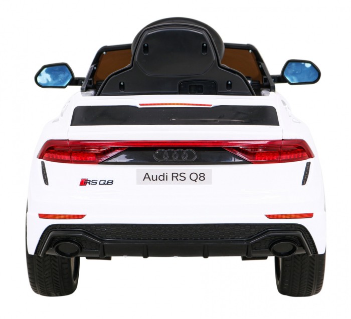 Audi RS Q8 Autko na akumulator Biały + Pilot + Wolny Start + EVA + LED + MP3 USB-6 6874 