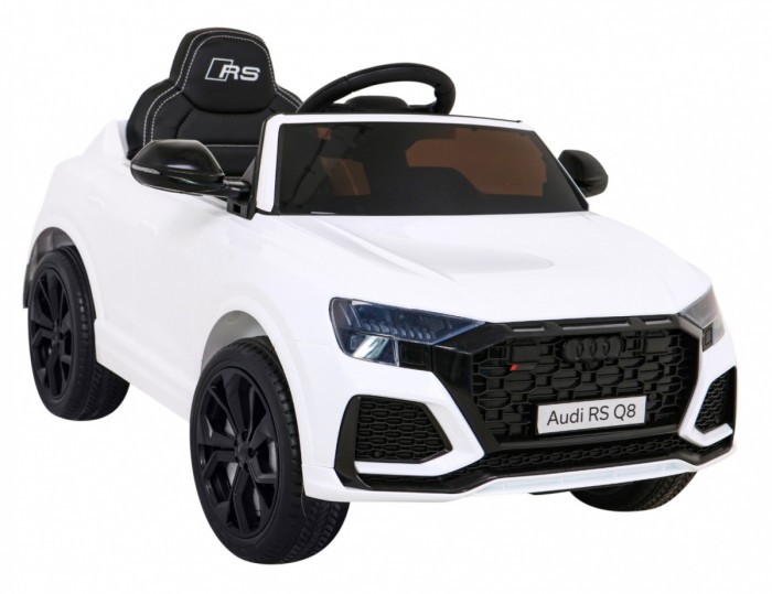 Audi RS Q8 Autko na akumulator Biały + Pilot + Wolny Start + EVA + LED + MP3 USB-10 6874 