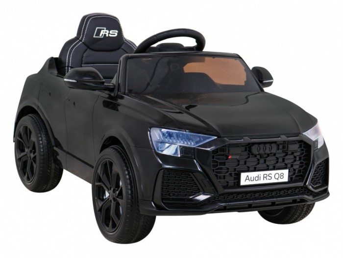 Audi RS Q8 Autko na akumulator Czarny + Pilot + Wolny Start + EVA + LED + MP3 USB-11 6875 