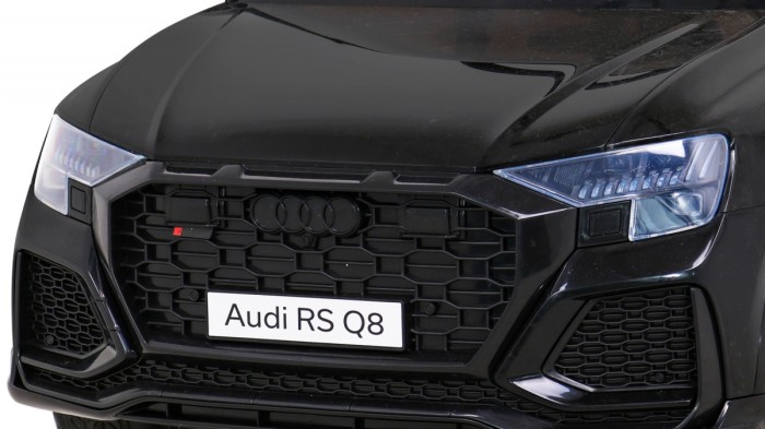 Audi RS Q8 Autko na akumulator Czarny + Pilot + Wolny Start + EVA + LED + MP3 USB-12 6875 