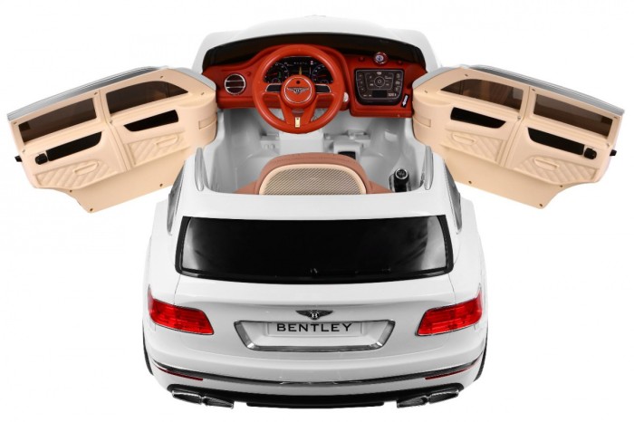 Auto na akumulator Bentley Bentayga dla dzieci, Biały-6 6877 