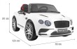 Pojazd Bentley Continental Biały-2 6879 