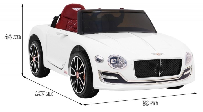 Auto na akumulator Bentley EXP 12 dla dzieci Biały + Pilot + Otwierane drzwi + Elegancki wygląd-2 6880 