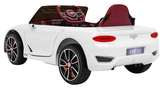 Auto na akumulator Bentley EXP 12 dla dzieci Biały + Pilot + Otwierane drzwi + Elegancki wygląd-5 6880 