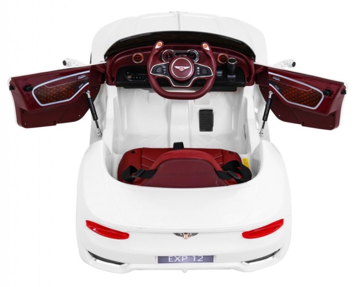 Auto na akumulator Bentley EXP 12 dla dzieci Biały + Pilot + Otwierane drzwi + Elegancki wygląd-7 6880 