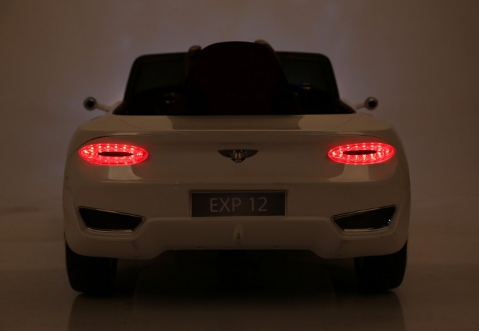 Auto na akumulator Bentley EXP 12 dla dzieci Biały + Pilot + Otwierane drzwi + Elegancki wygląd-17 6880 