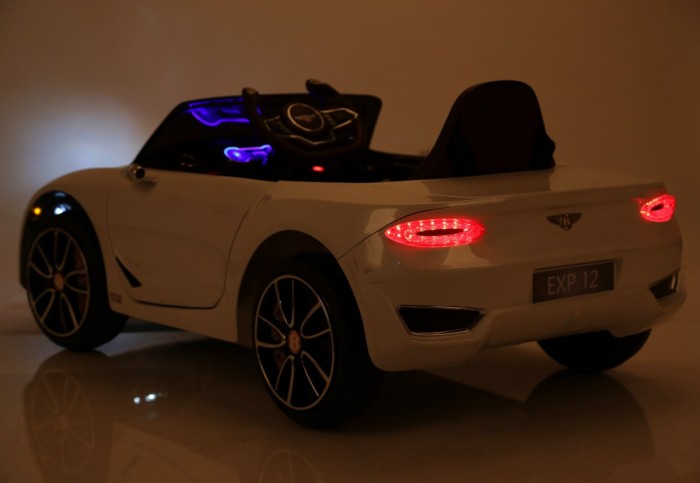 Auto na akumulator Bentley EXP 12 dla dzieci Biały + Pilot + Otwierane drzwi + Elegancki wygląd-19 6880 